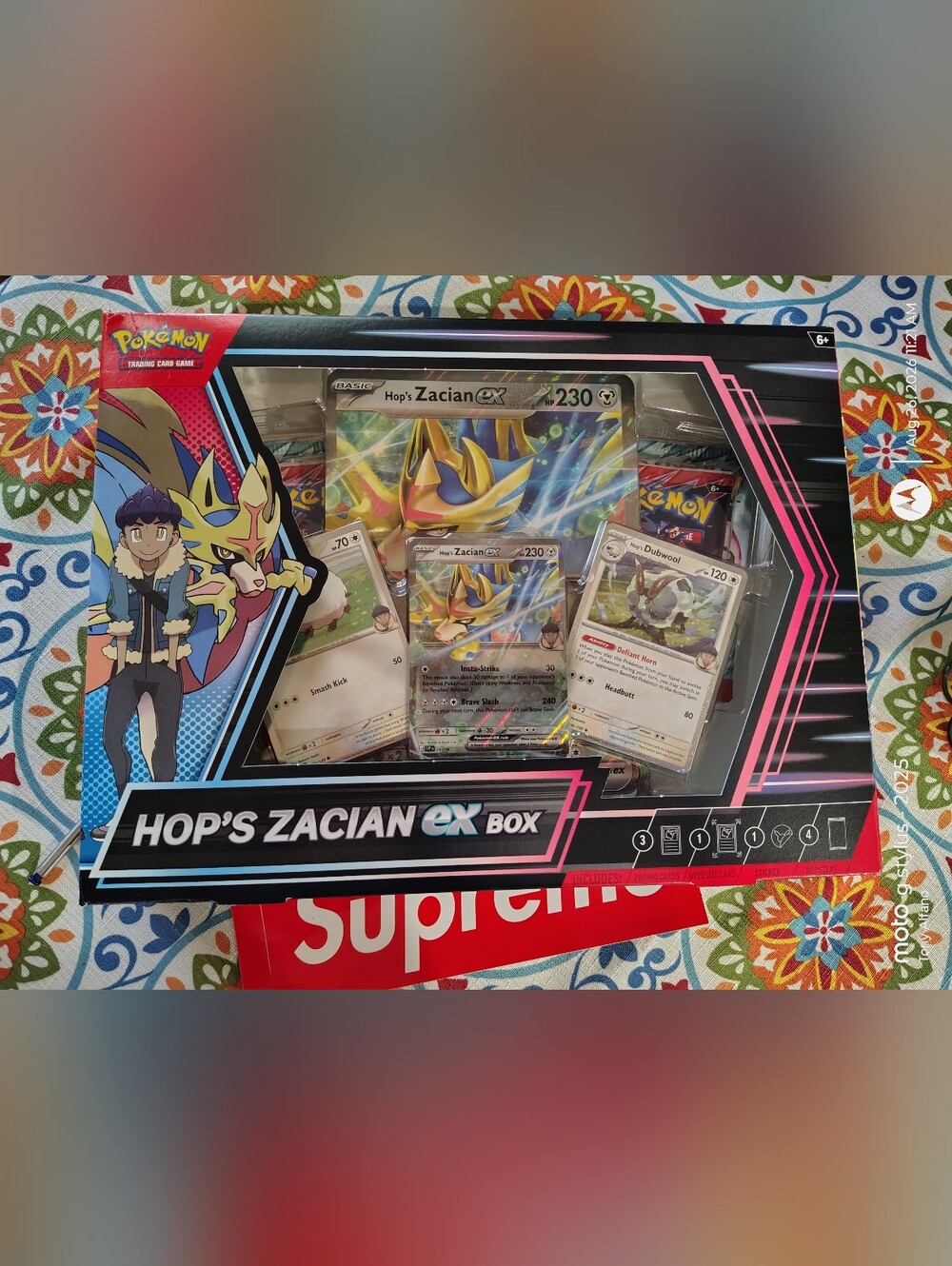 Pokemon Hop's Zacian ex Box SEALED BNIB - In Hand Ships Fast